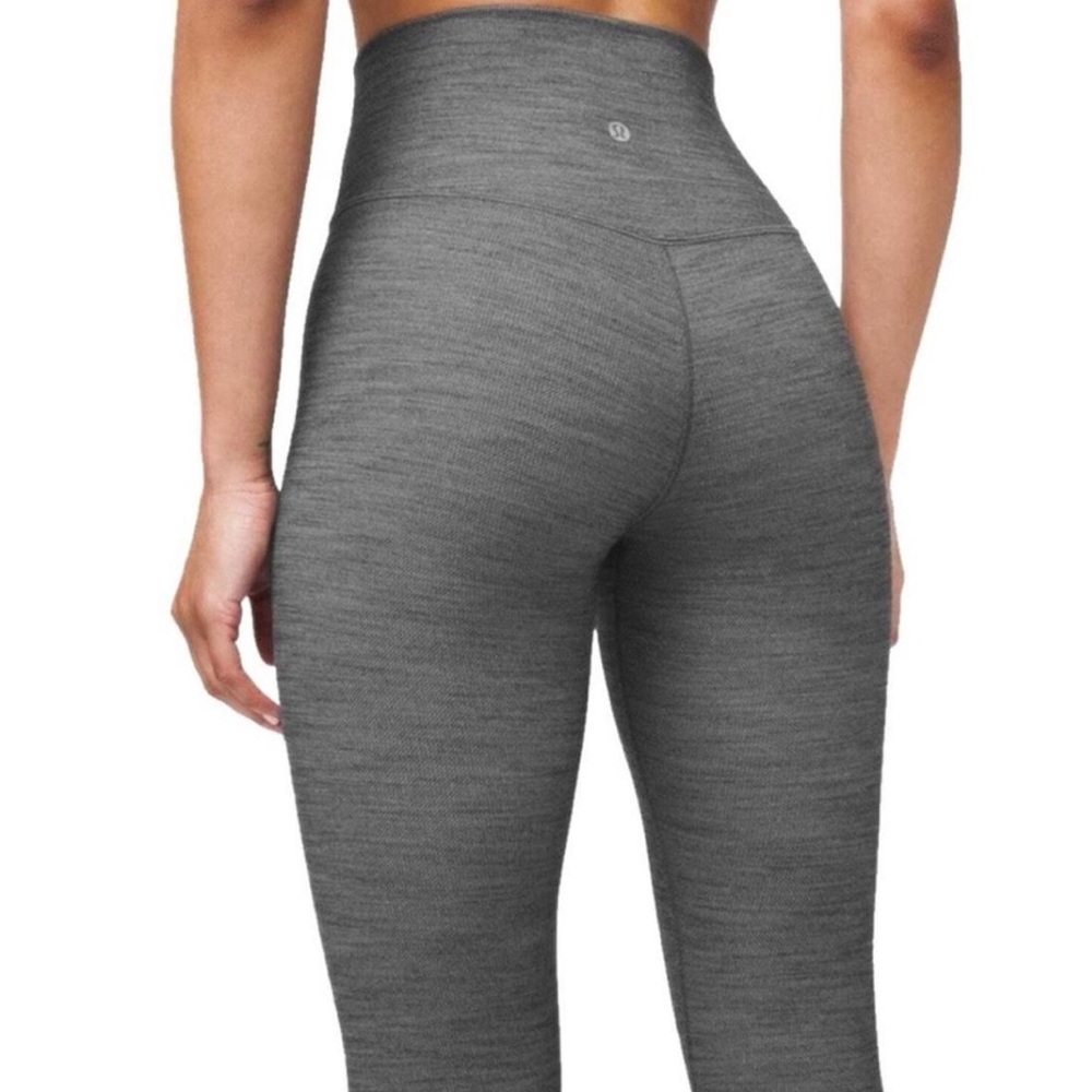 lululemon athletica High-Rise Heathered Gray Leggings